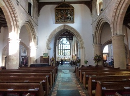 Inside Rye Church.