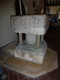 Font in Selsey Church