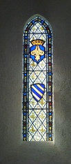 Stained glass in Greatham.