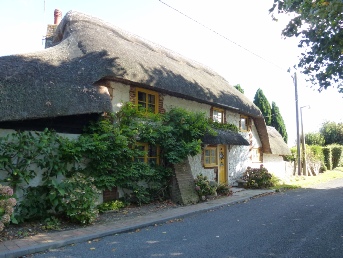 Thatched cottage in Pagham.