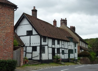 Tudor building in South Harting.
