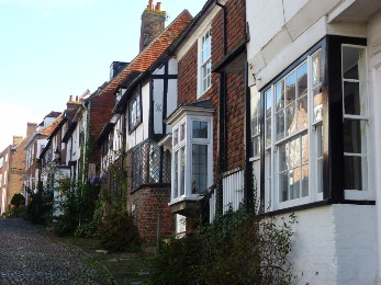 Cobbled street in Rye