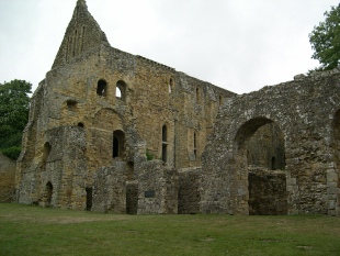 The ruins of Battle Abbey.
