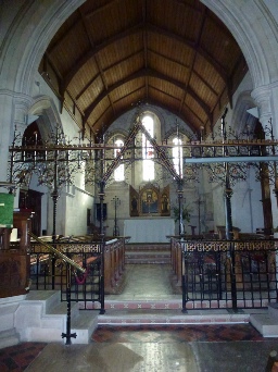 The interior of North Mundham church. 