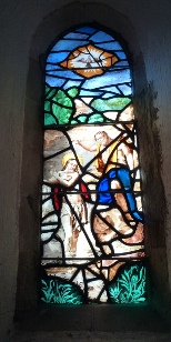Stained glass in Pagham Church