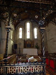 The altar in St Stephen's church
