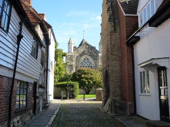 Pathway to the church.