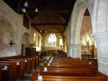 Inside Aldingbourne Church