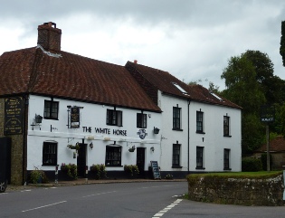 The White Horse in Rogate.