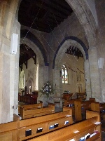 Inside South Harting Church. 