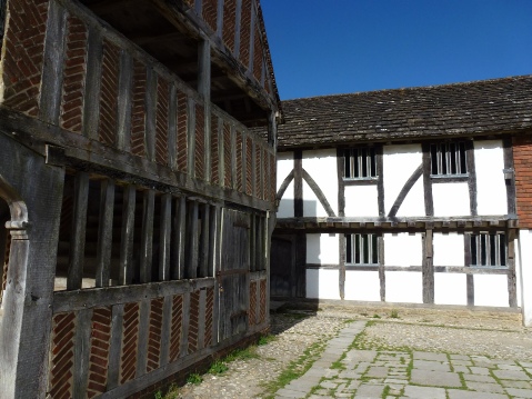 Tudor buildings originally in Crawley.